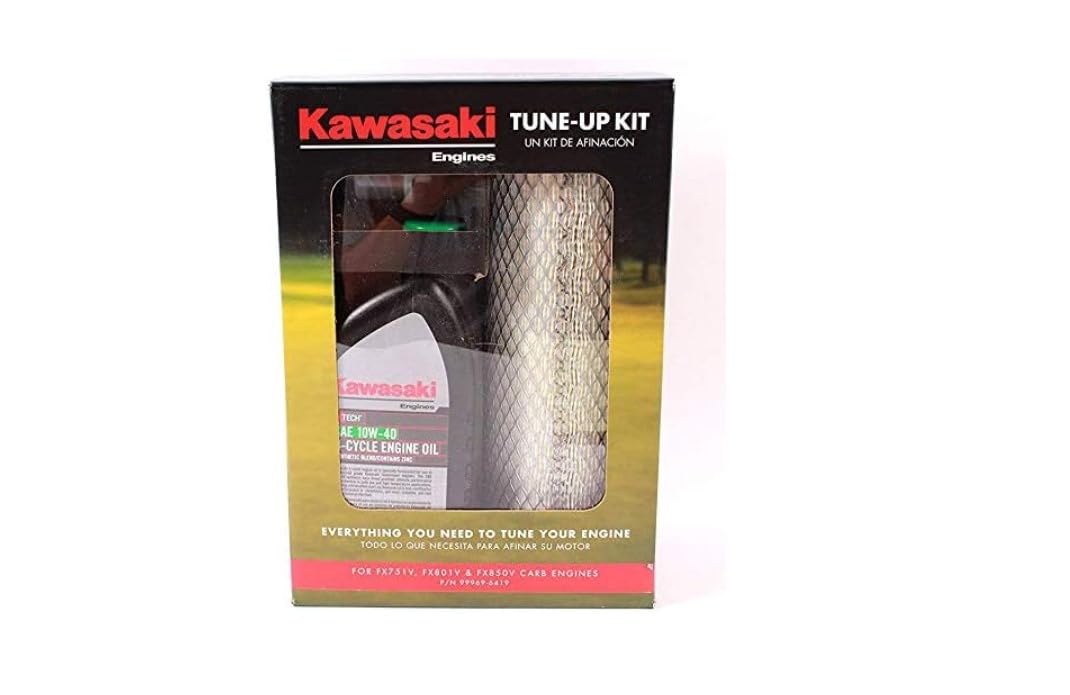 Kawasaki Tune Up Kit oil filter ensures clean oil flow in carb engines.