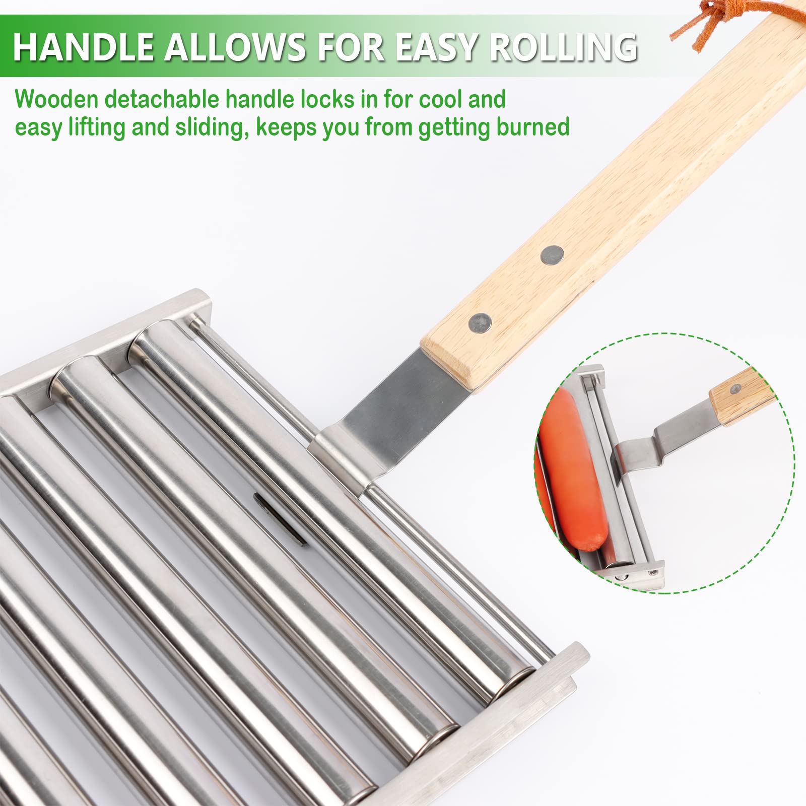 KAYCROWN easy-to-use tool enables even cooking without charring.
