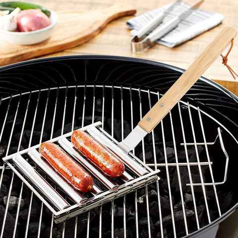 KAYCROWN stainless steel construction ensures lasting durability during grilling sessions.