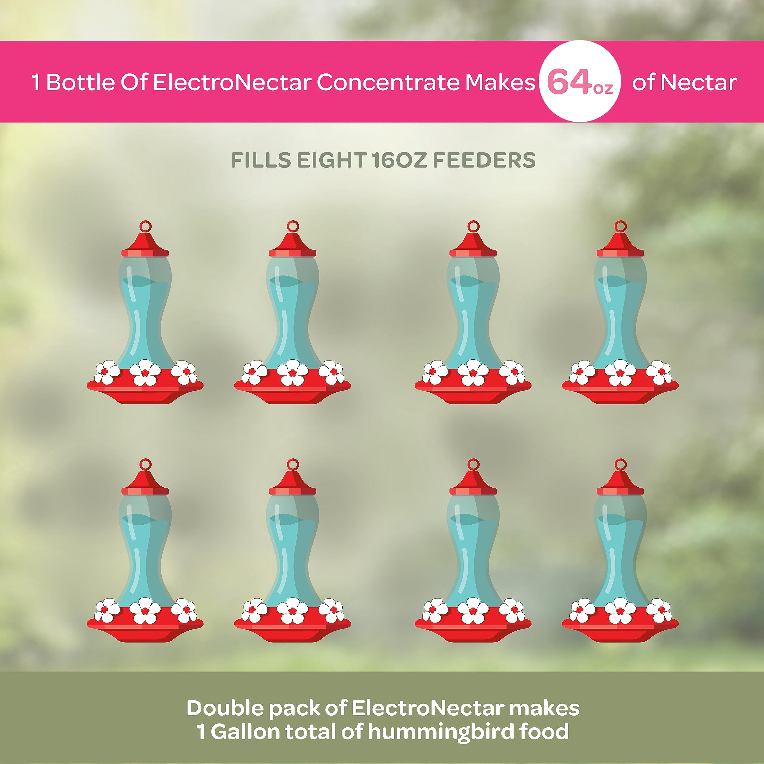 Kaytee ElectroNectar concentrate bottle ready for easy nectar prep.