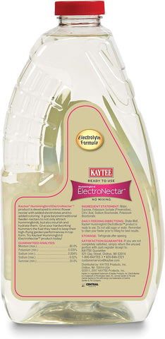 Kaytee Ready-to-Use 64oz Nectar pack shown for easy feeding