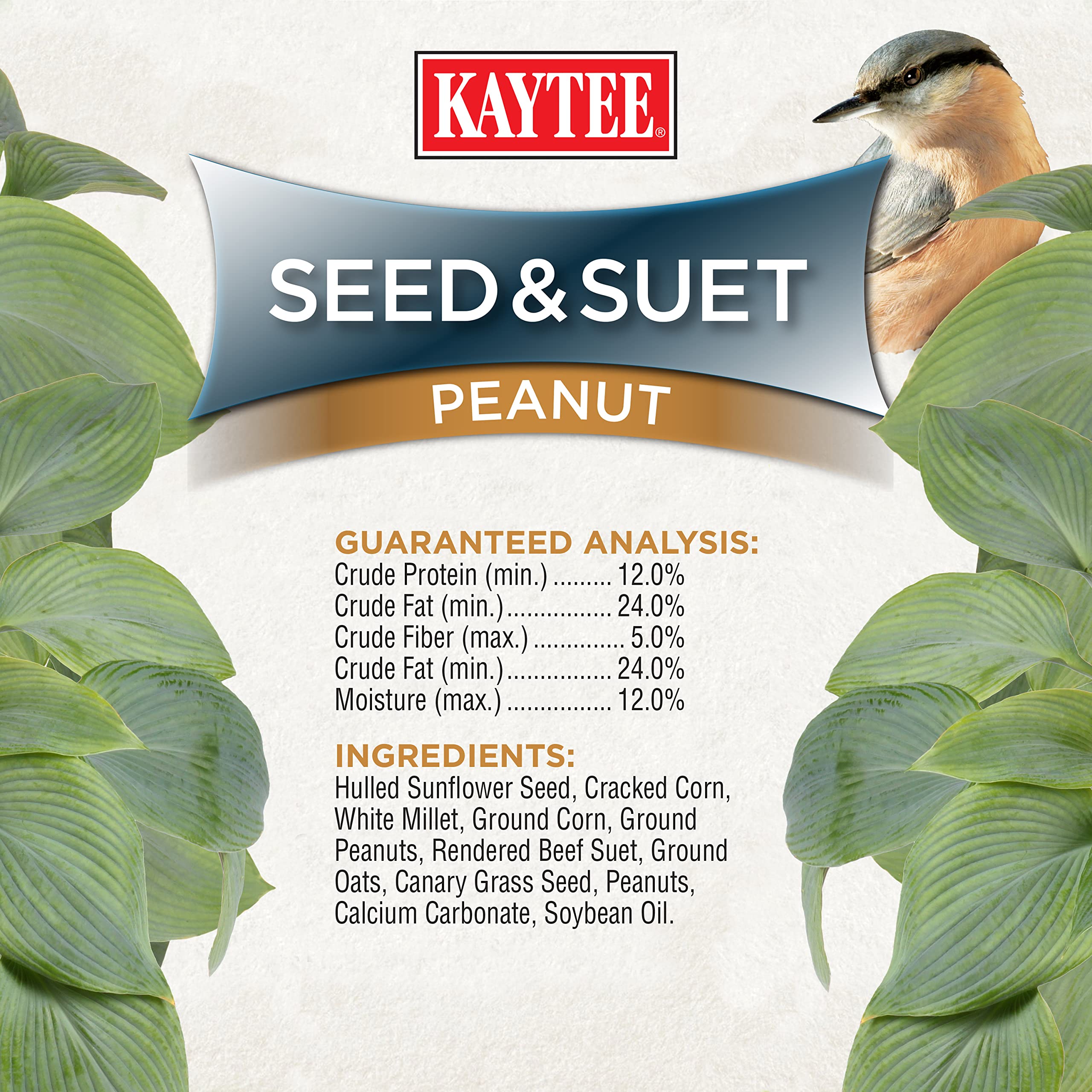 Pouring Kaytee No Mess mix into a feeder for easy distribution