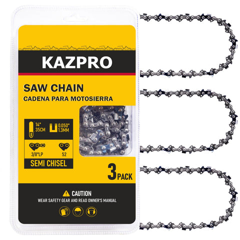 KAZPRO 14-inch chain with 52 drive links for broad compatibility