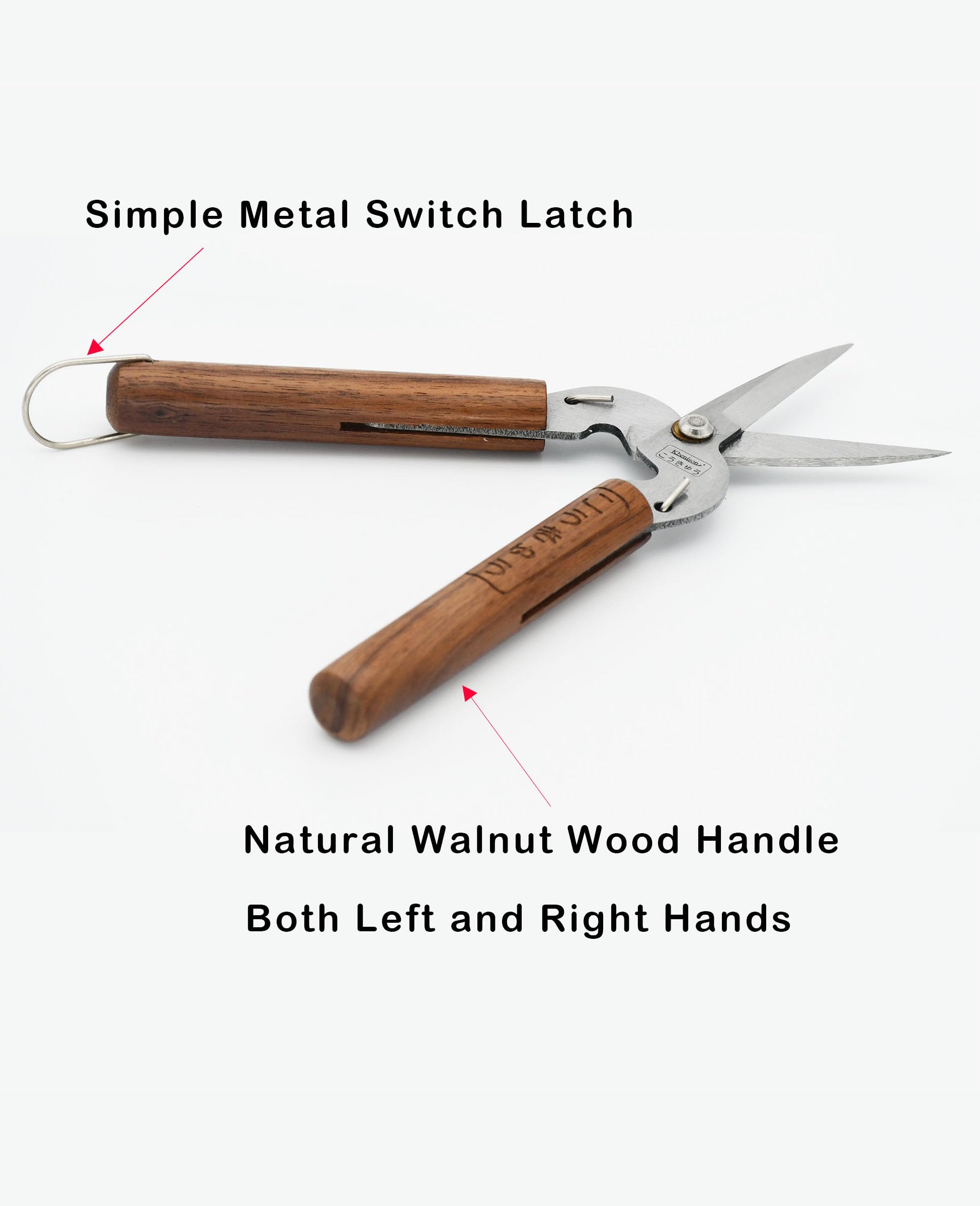 Kbenison 6.8-inch garden snips versatile for flowers and vegetables
