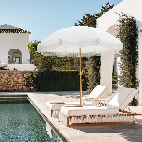 Kbrellaoutlets Patio Fringe Umbrella storage bag for easy transport and storage