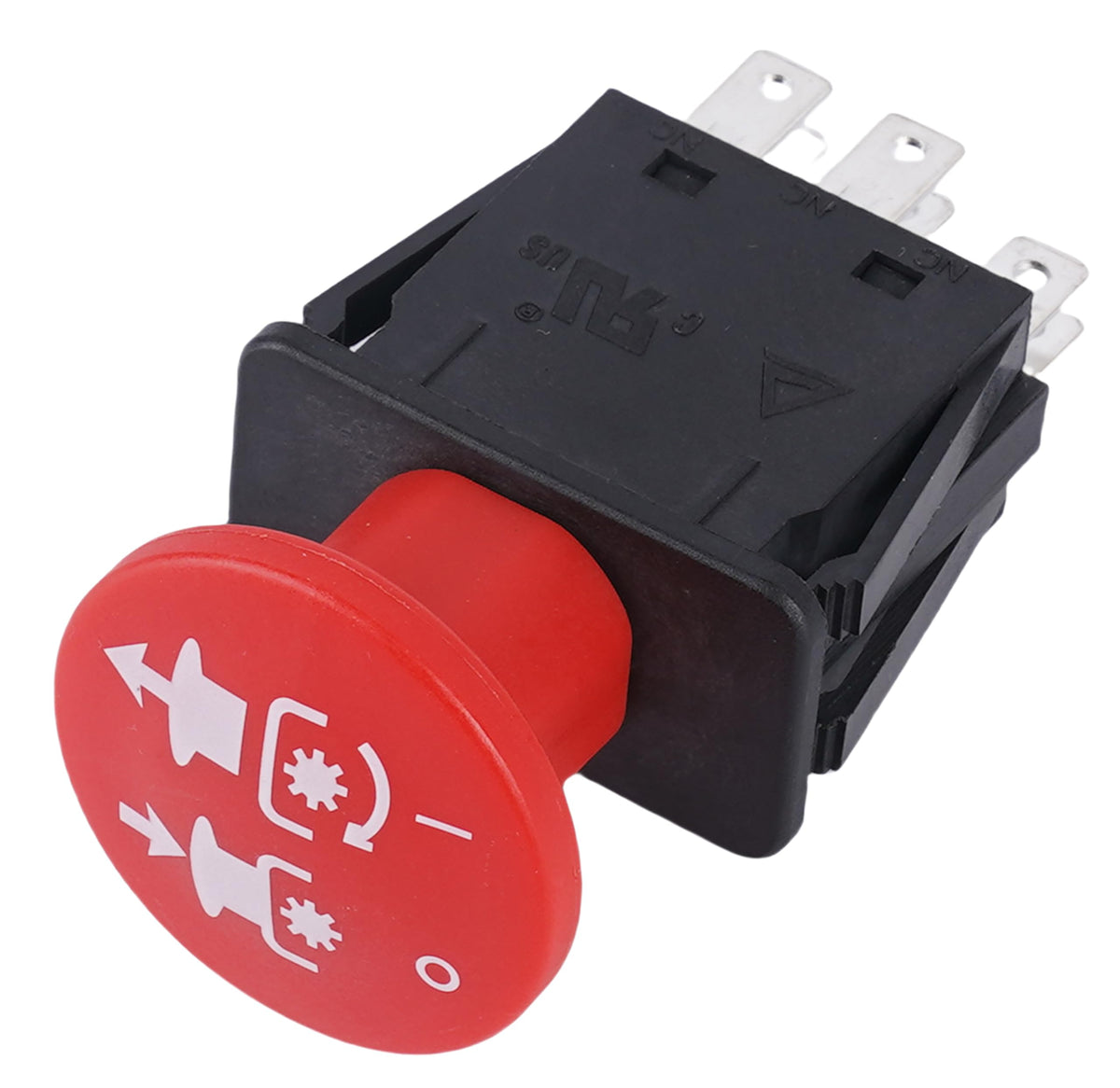 KBZ 8-terminal PTO switch front view for reliable mower clutch control