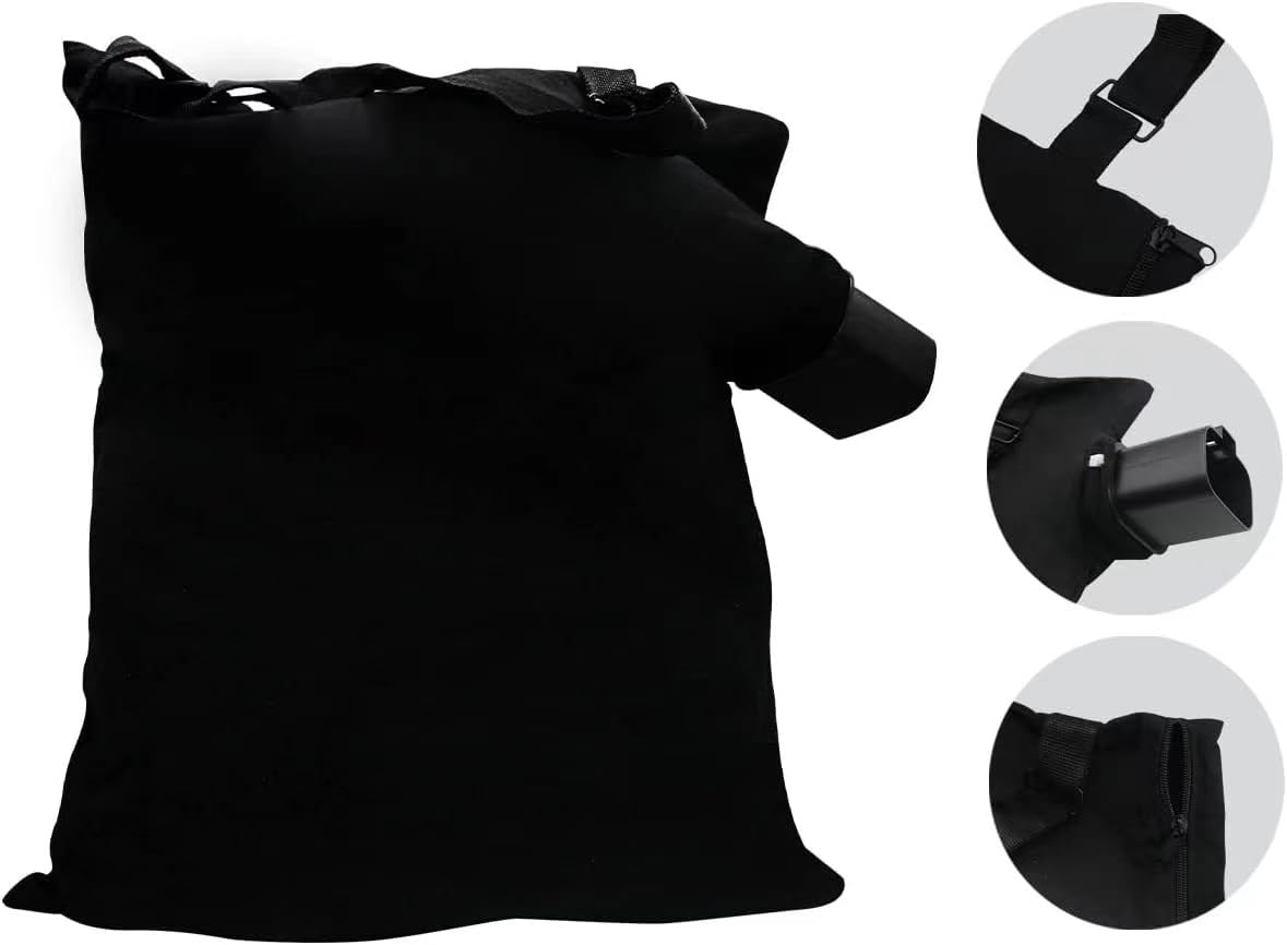 KBZ leaf bag bottom zipper enables quick emptying.