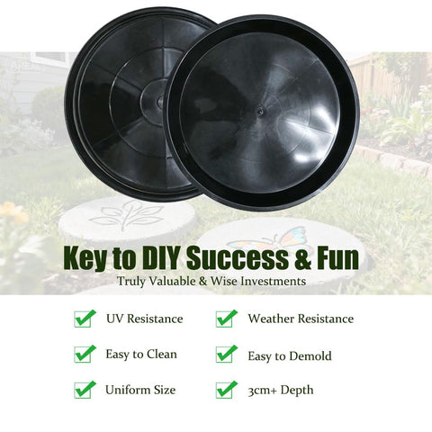 KCASCTIV durable cement mold for repeated use on weekend projects.