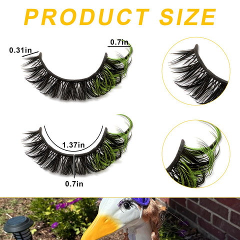 KCMOSGI eyelashes set adheres easily for quick seasonal porch decor updates.