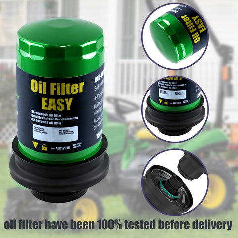 Kcmssertkir E130-series filter helps maintain engine cleanliness while you service your tractor.