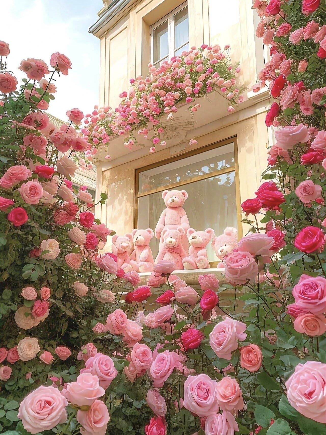 KCT GARDEN climbing rose seeds provide abundant vertical blooms for fences and arches.