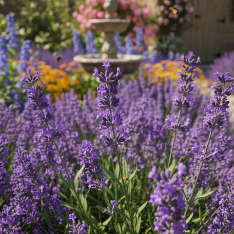 KCT GARDEN lavender purple flower spikes in bloom