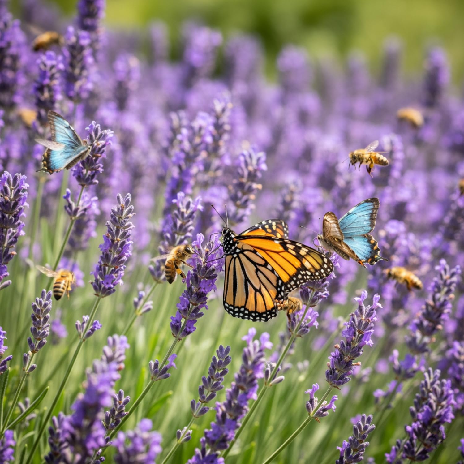 KCT GARDEN border garden lavender idea for color and fragrance