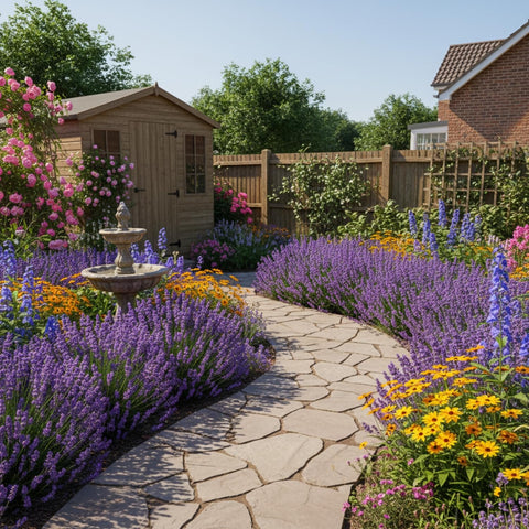KCT GARDEN lavender plants with silvery-green foliage