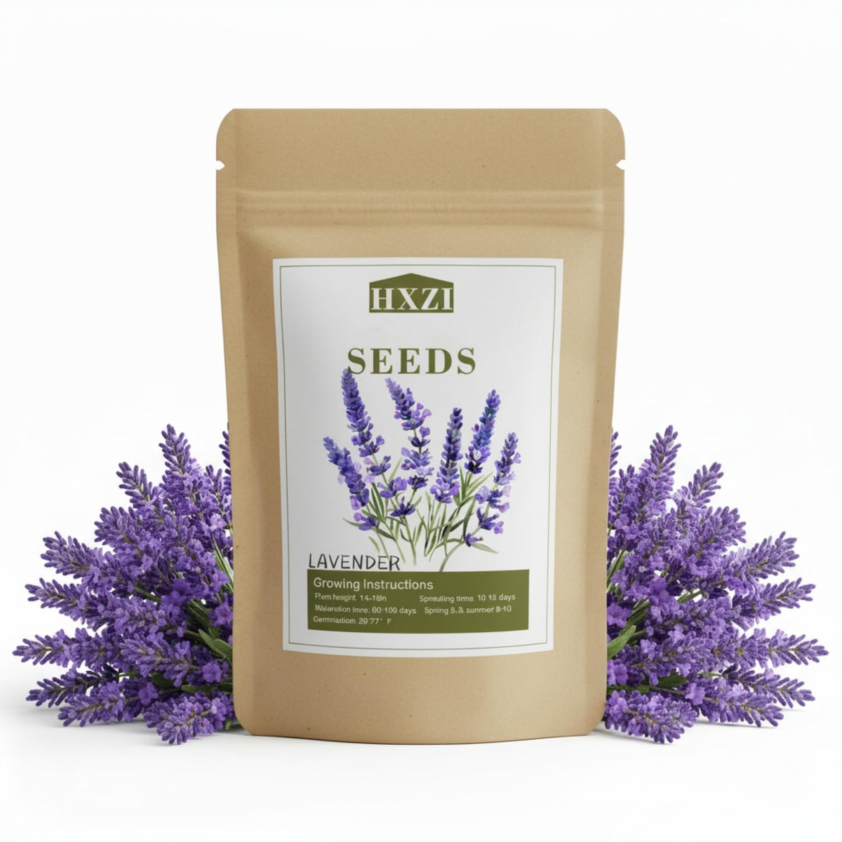 KCT GARDEN lavender seeds pack front for vibrant blooms