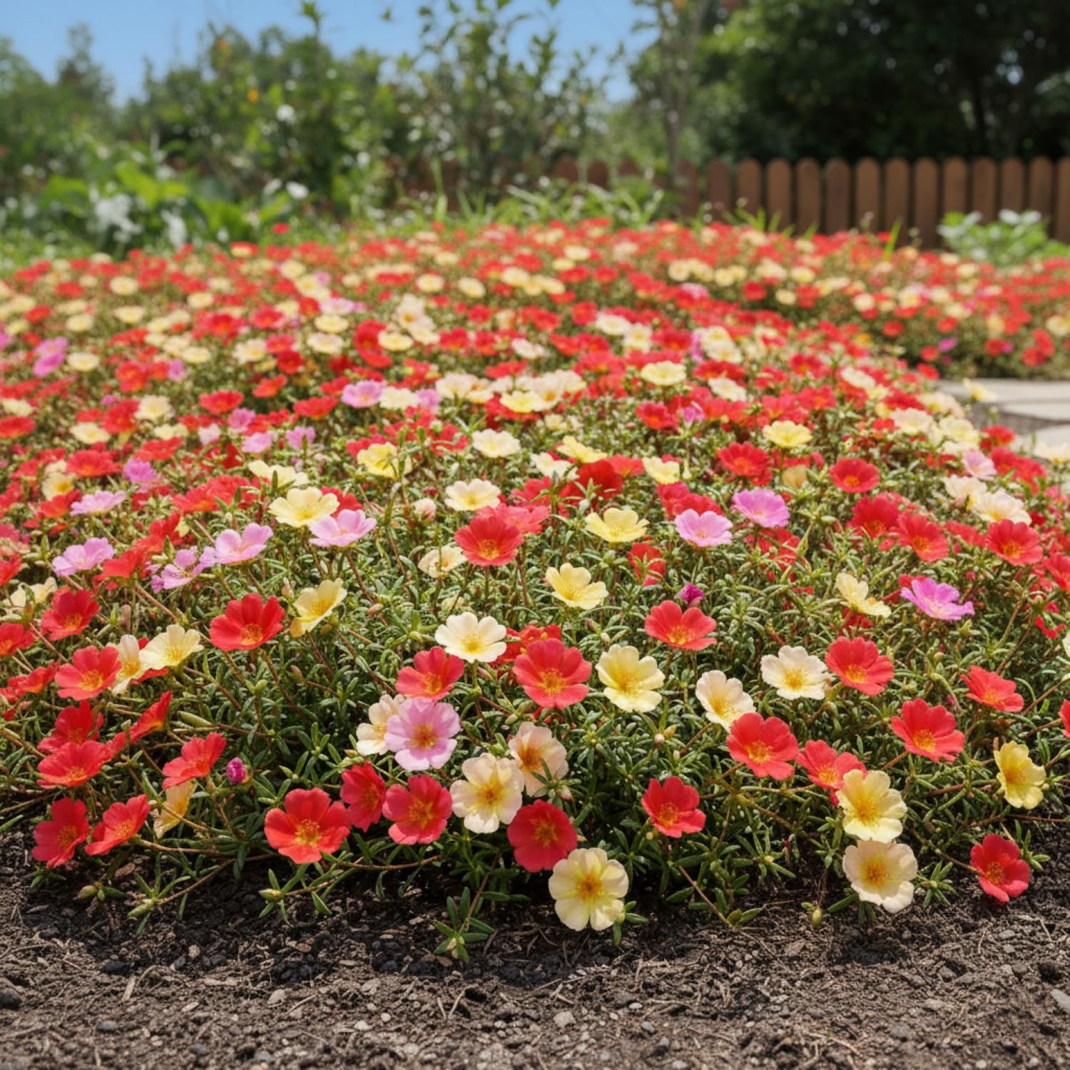 KCT GARDEN Moss Rose seeds offer easy outdoor care for beginners.