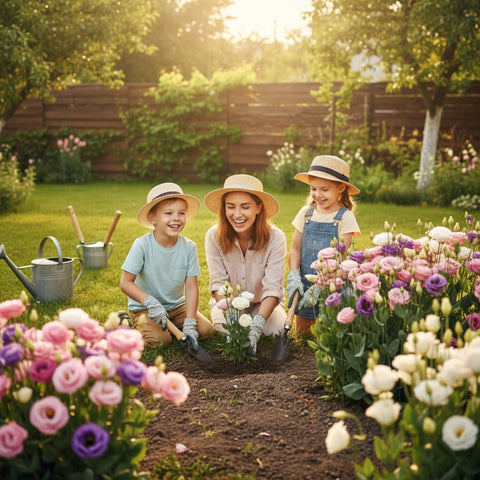 KCT GARDEN Non-GMO eustoma seeds for sustainable planting.
