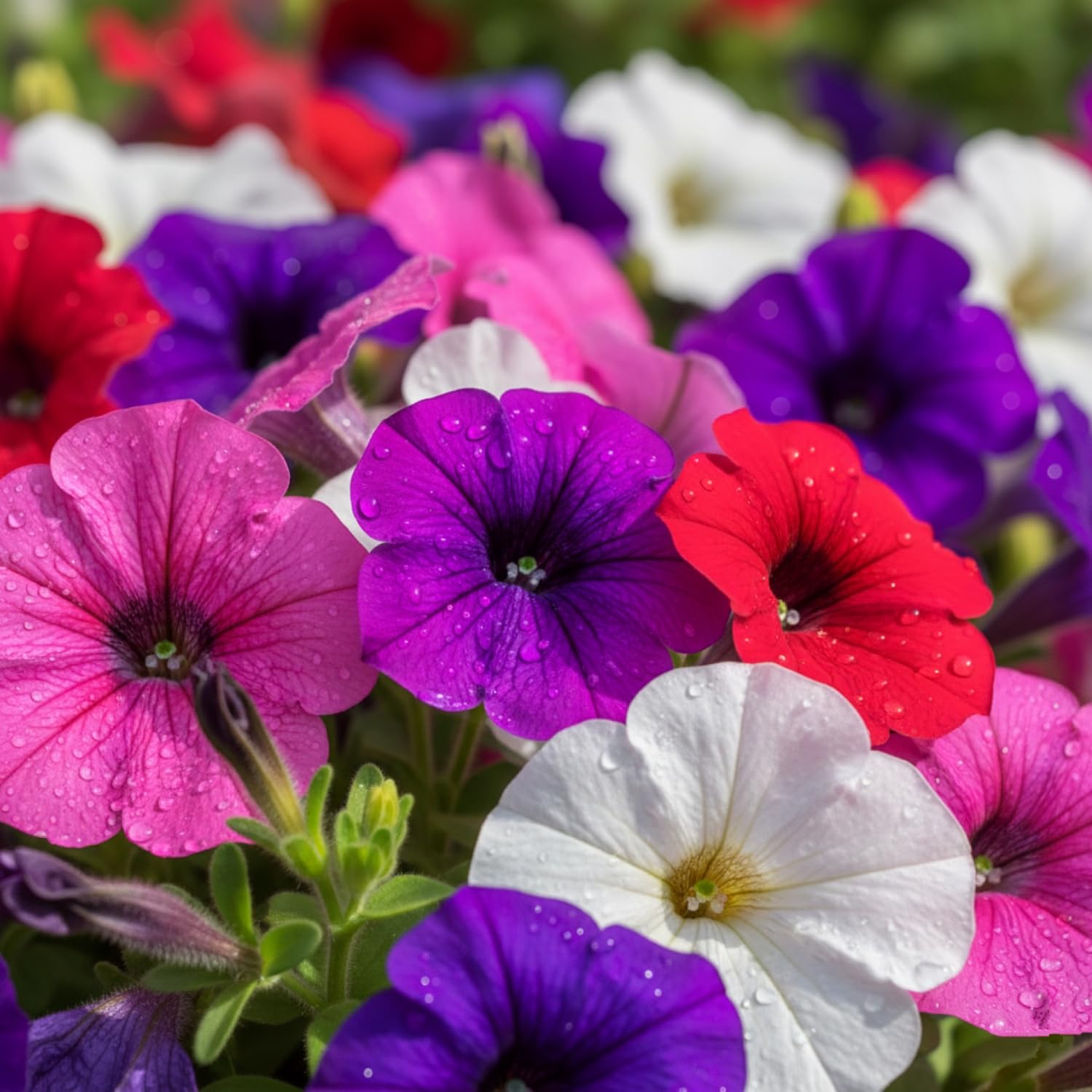 KCT GARDEN Petunia seeds ready for hanging baskets and porch pots