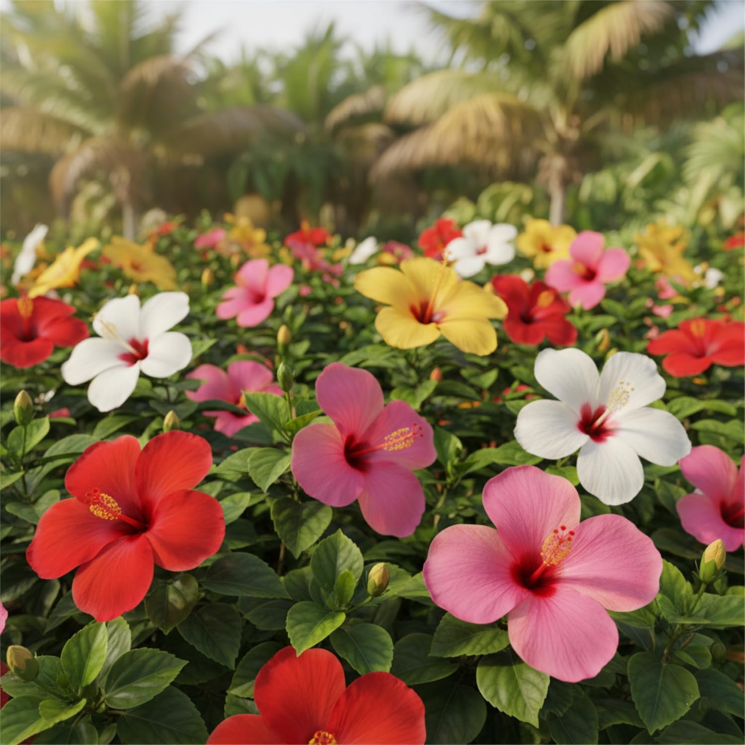 KCT GARDEN pollinator-friendly hibiscus attracting hummingbirds and butterflies