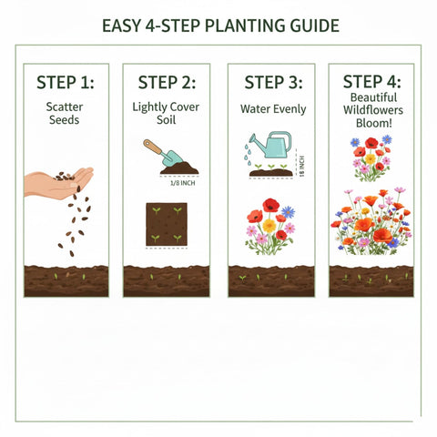 KCT GARDEN pollinator-friendly seeds – supports bees and butterflies in outdoor spaces.
