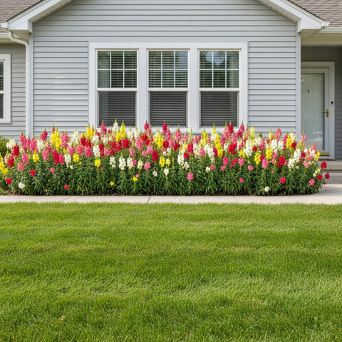KCT GARDEN Snapdragon mix provides pollinator-friendly color in beds.