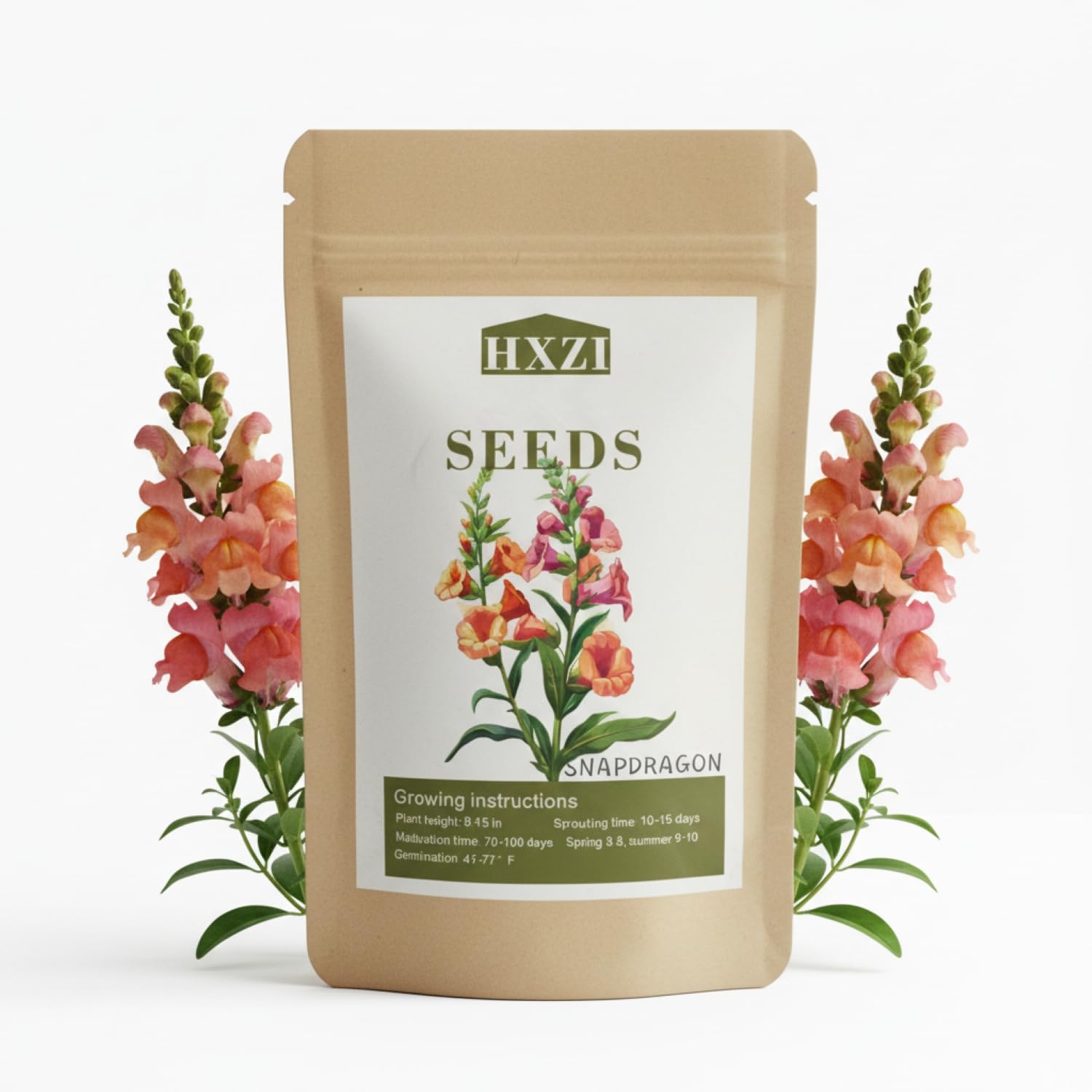KCT GARDEN Snapdragon seeds bulk pack ready for outdoor planting and vibrant borders.