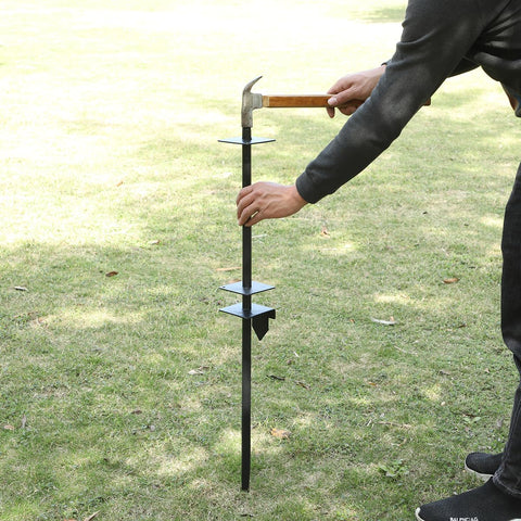 kdgarden stainless steel stake offers sturdy 36-inch sign post support outdoors