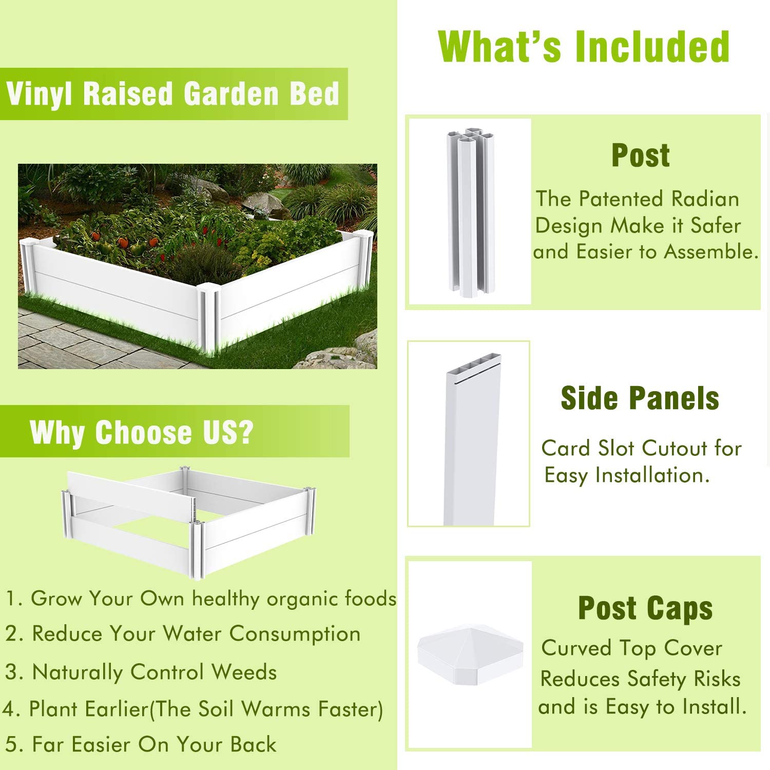 Kdgarden tools-free assembly shows easy setup for busy gardeners.