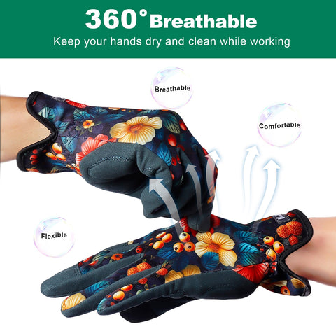 KDK women's gloves handle flowers and berries with comfort and dexterity