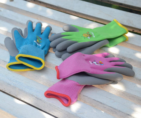 KDK kids gardening gloves soft durable cuffs provide all-day comfort