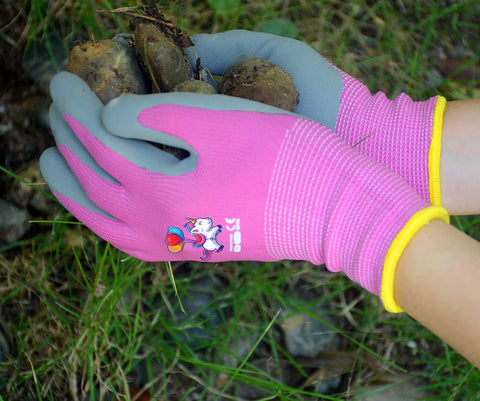 KDK pink unicorn gloves washability and quick-dry feature