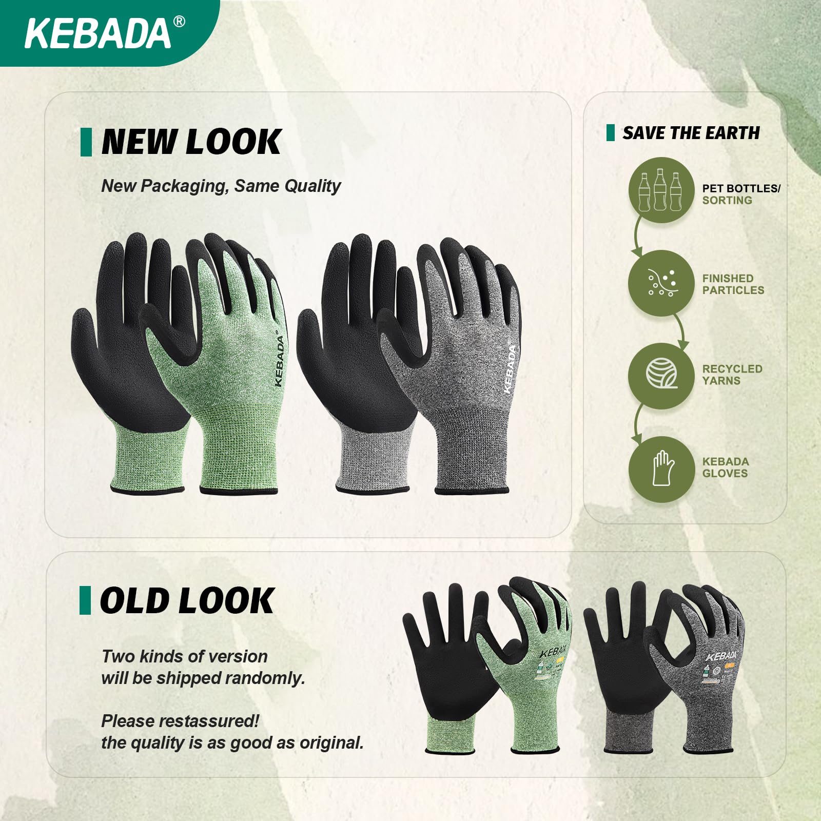 Kebada breathable knit gloves with open back to stay cool while gardening
