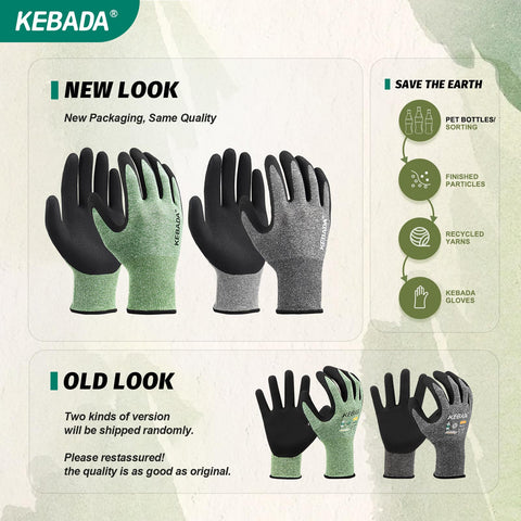 Kebada breathable knit gloves with open back to stay cool while gardening