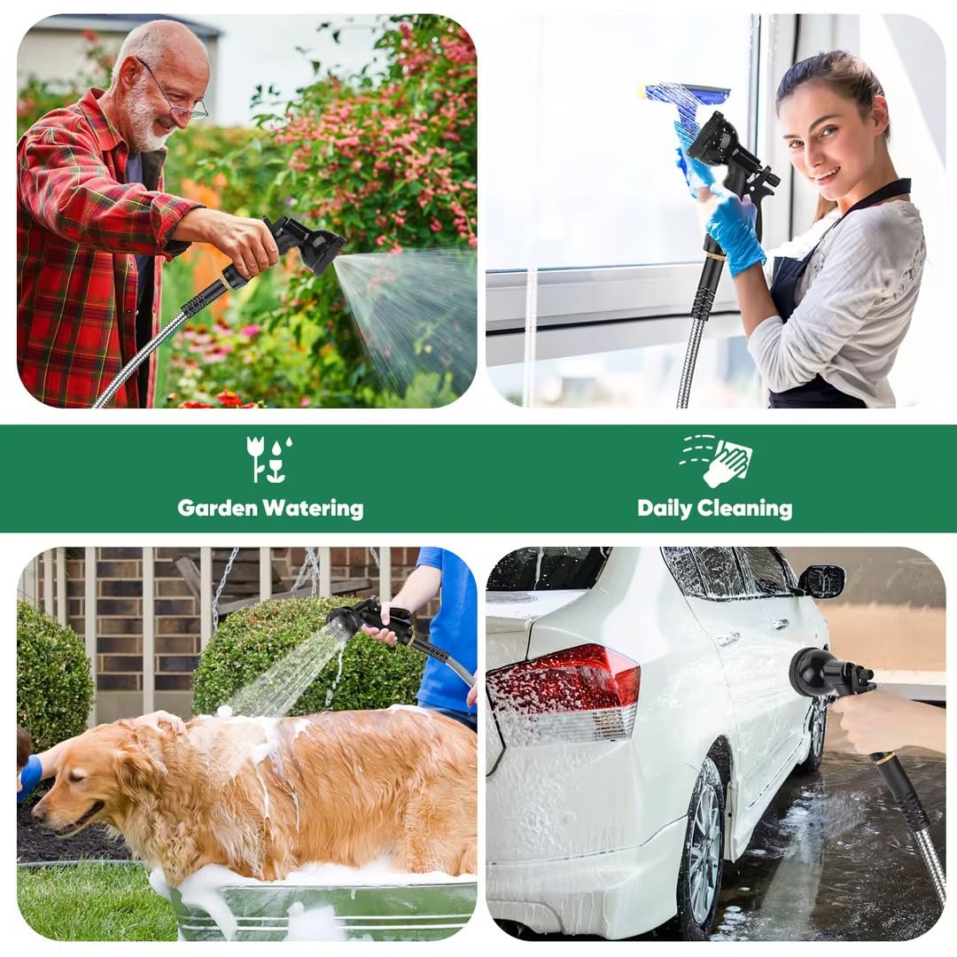 Kebose easy-to-store coil design keeps your garden tidy after use.