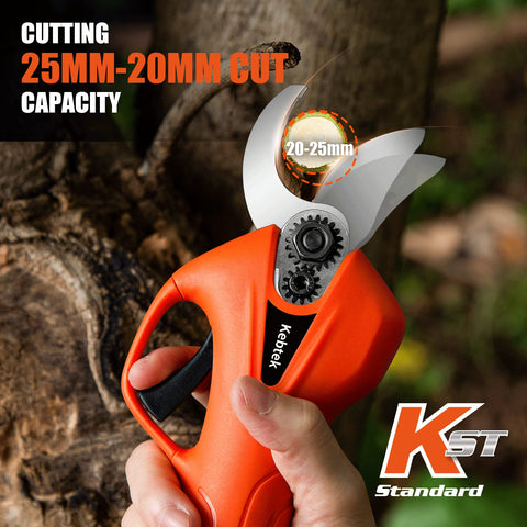 Kebtek brushless motor provides smooth, fast pruning action