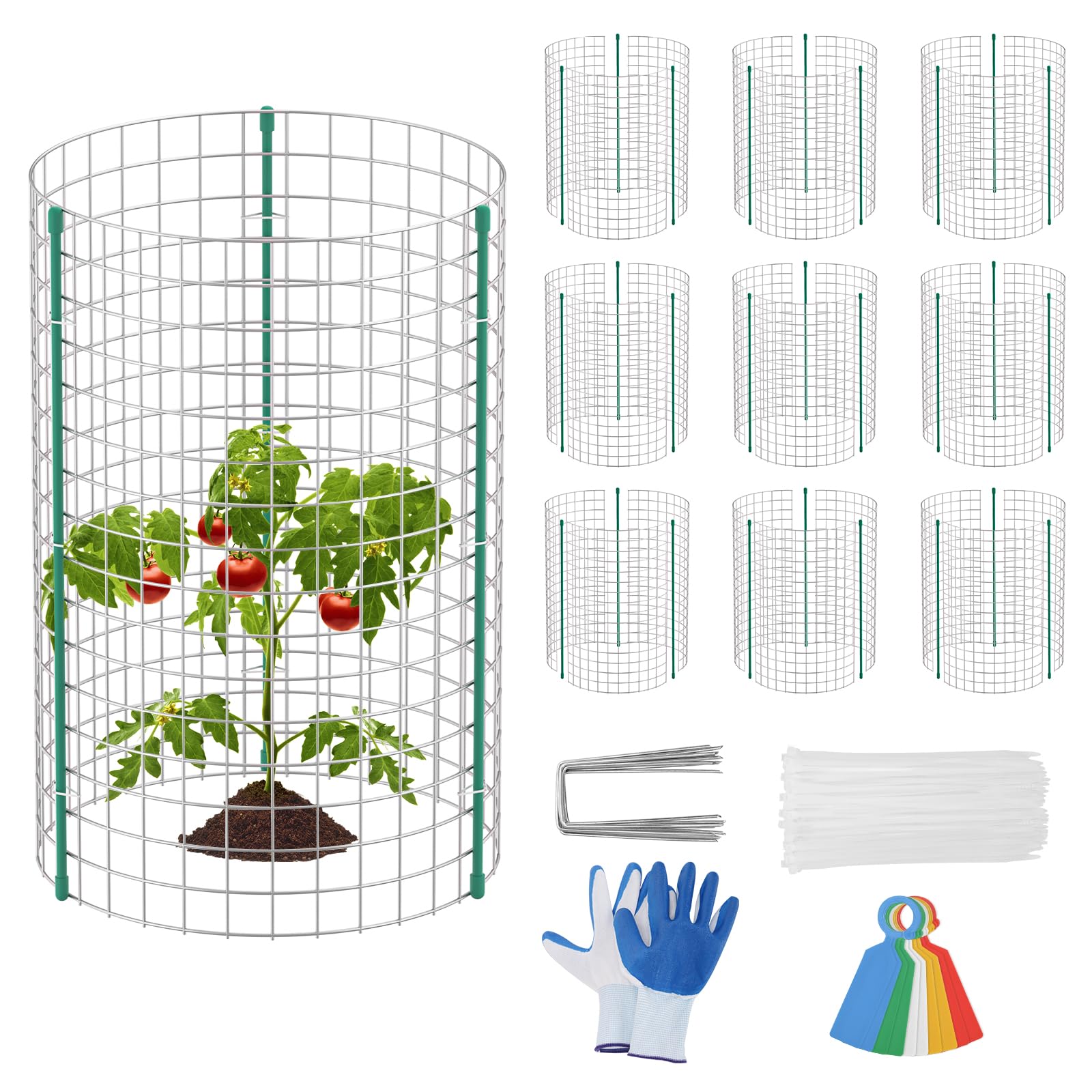 Kecaopdt plant protector kit panels 12x16 for sturdy garden cages