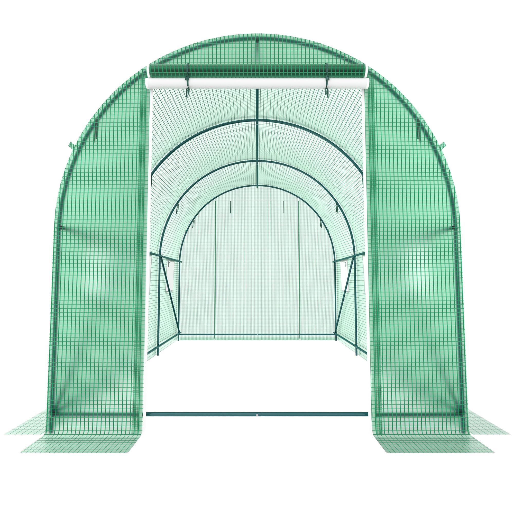 Kecreque outdoor winter protection setup safeguarding crops