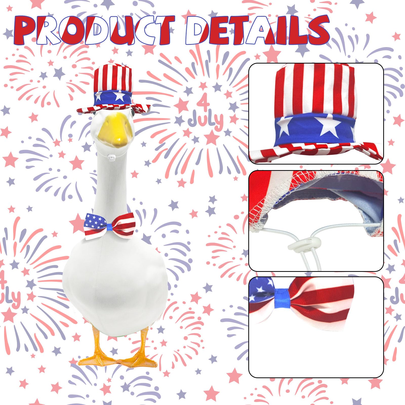 Kedaijin Easter goose outfit brings cheerful seasonal charm to yard accents.