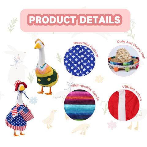Kedaijin summer goose attire provides vibrant outdoor appeal.