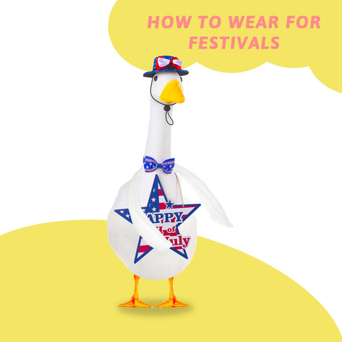 Kedaijin poseable goose wings offer quick, holiday-ready decor base.