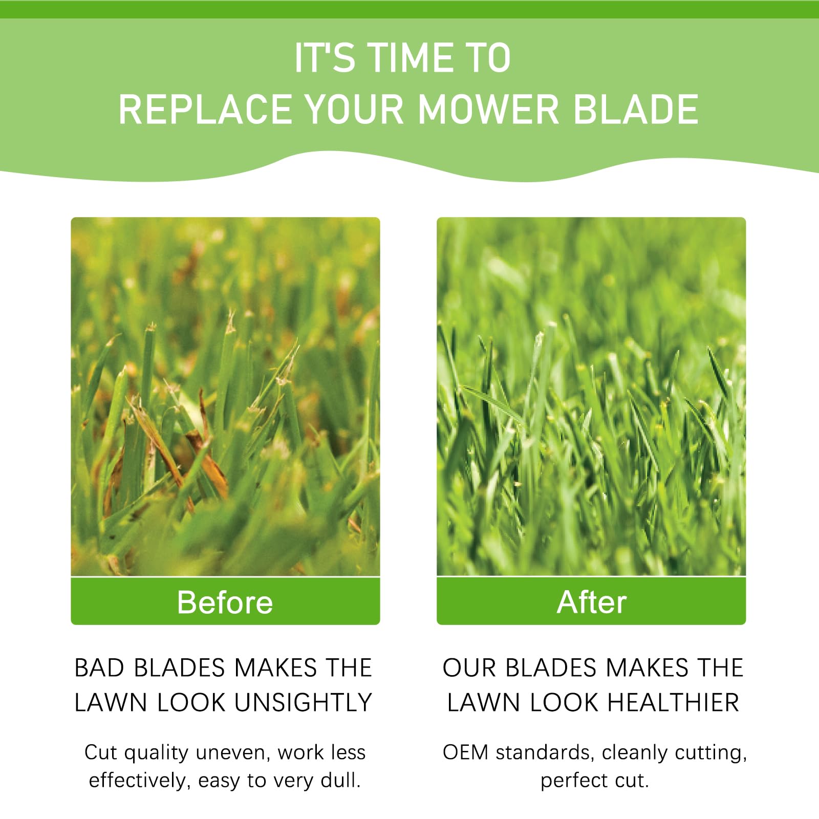 KEDAKEJI 3-in-1 mowing capability for bagging, mulching, or side discharge
