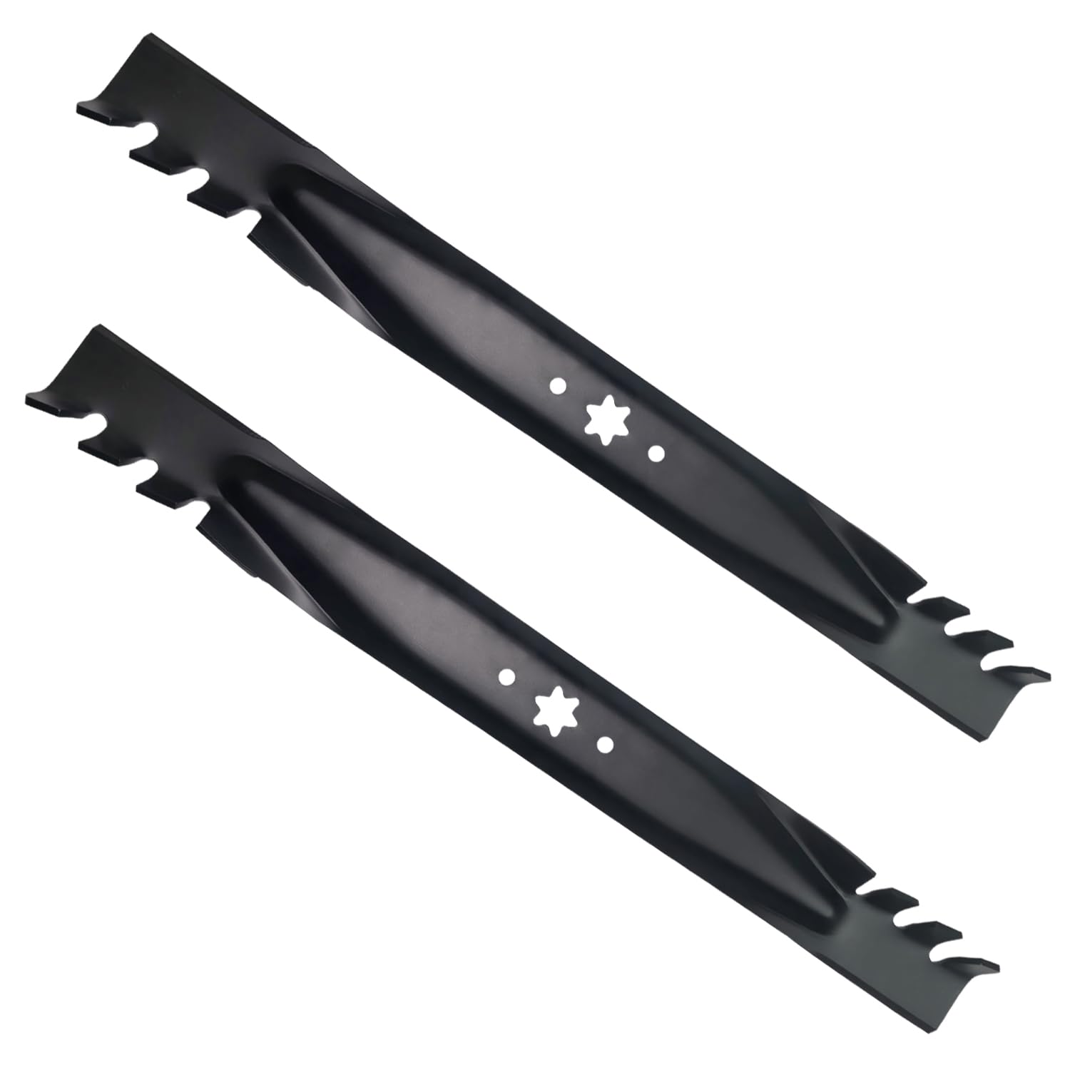 KEDAKEJI 46-inch mower blades packaging ready for replacement