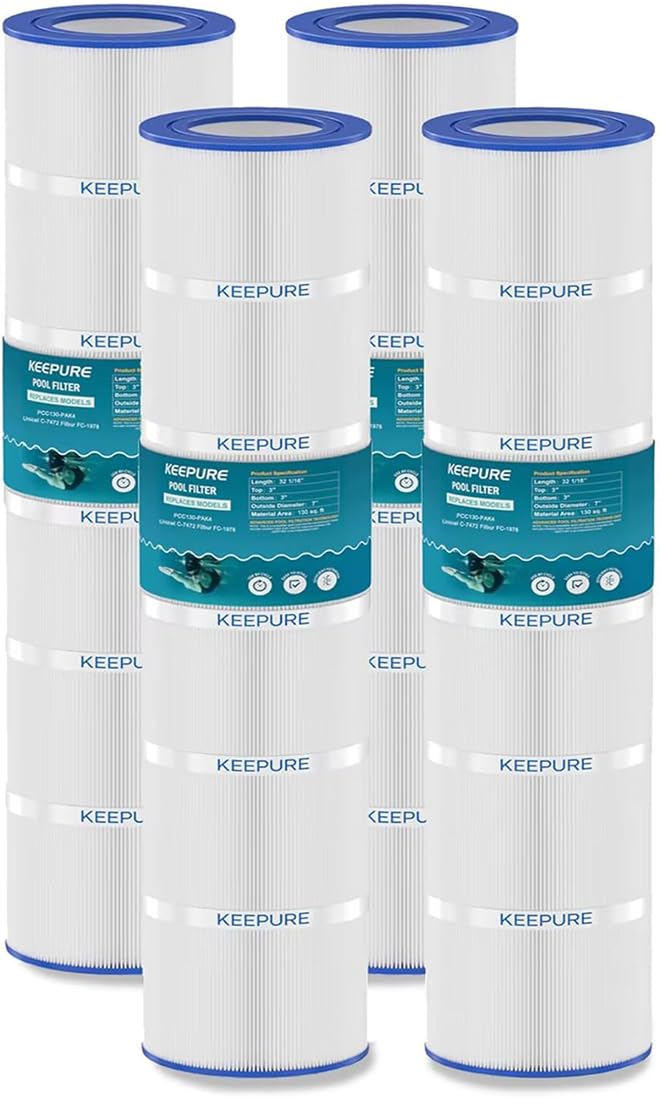 KEEPURE CCP520 replacement cartridge ready for pool maintenance.