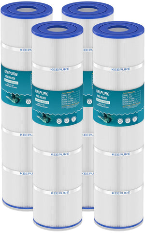 KeePure Jandy CV340 cartridge, top view, designed for efficient pool filtration.
