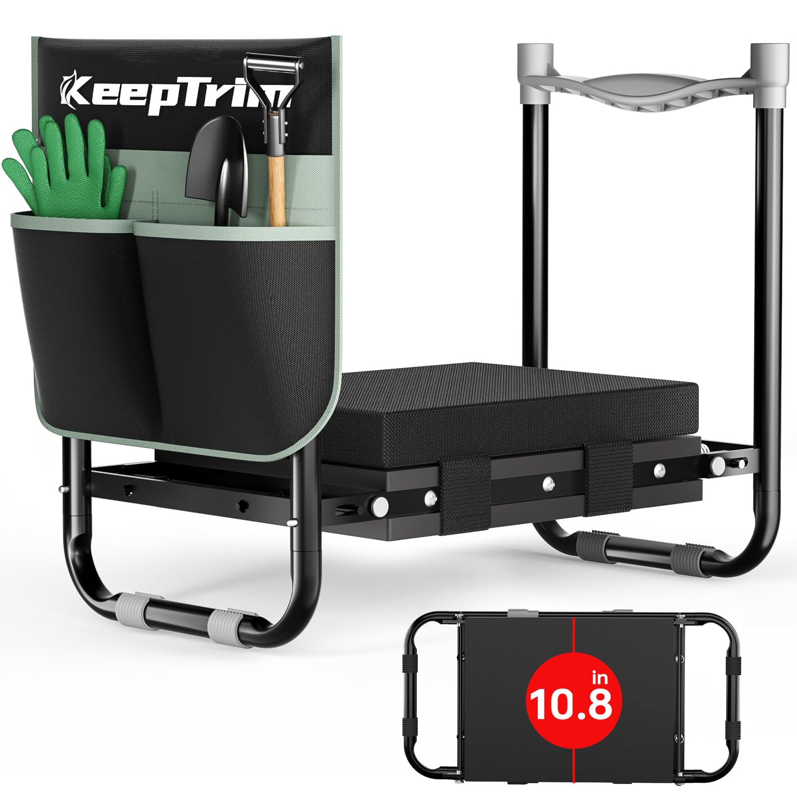 KeepTrim garden kneeler-seat overview showing sturdy, versatile comfort for gardening