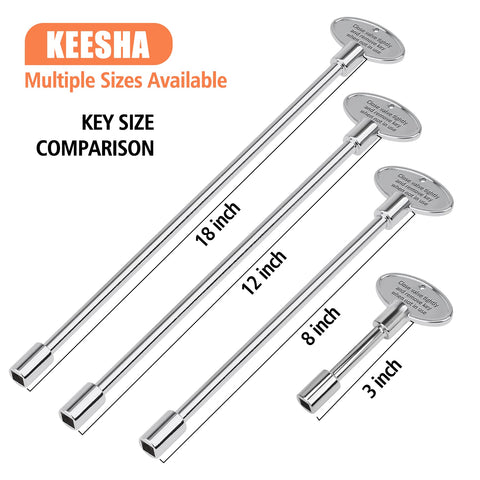 KEESHA polished chrome finish shows a stylish, corrosion-resistant exterior.