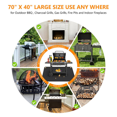 Keeswin grill mat folds compactly for easy transport.