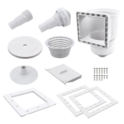 Kefly above-ground pool skimmer kit for easy debris removal and maintenance