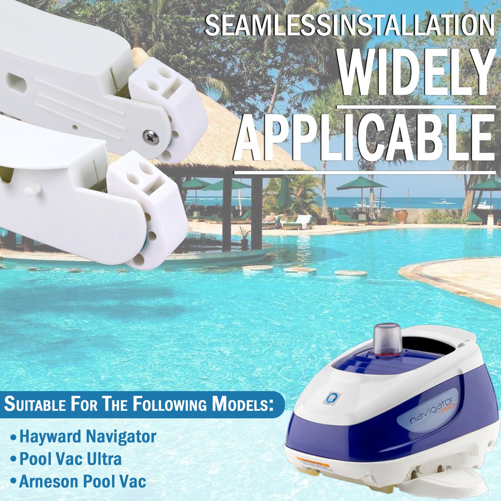 Kefly AXV414P pod shoes improve glide and grip on pool surfaces.