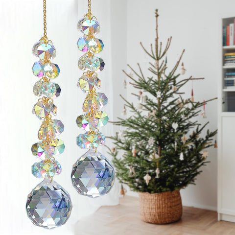 KEINIA aurora prism sparkles even in indirect light for cozy ambience